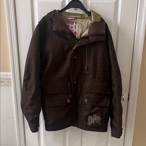 Burton Snowboard Dry-ride Brown Hooded Jacket - XL one of a kind prototype!!!